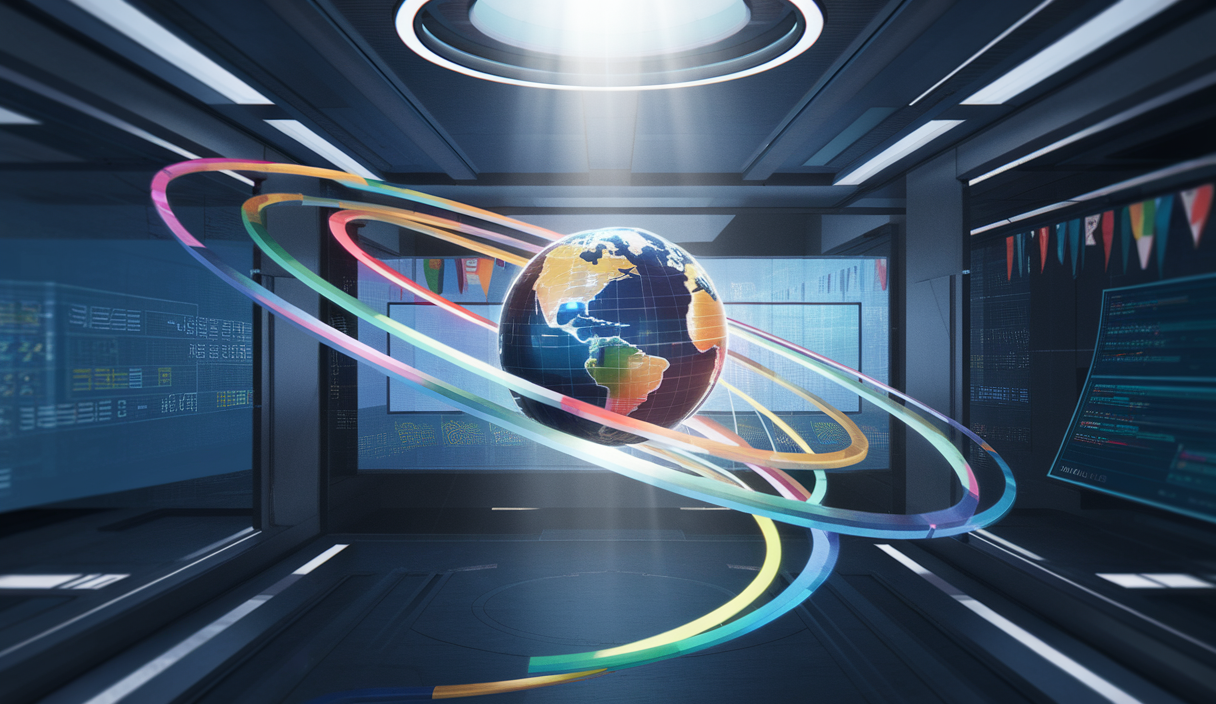Illustration dramatique de l'accessibilité du support technique multilingue pour SimRacing.