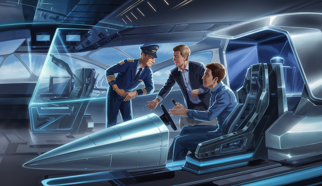Collaboration entre un pilote d'aviation et un développeur en SimRacing