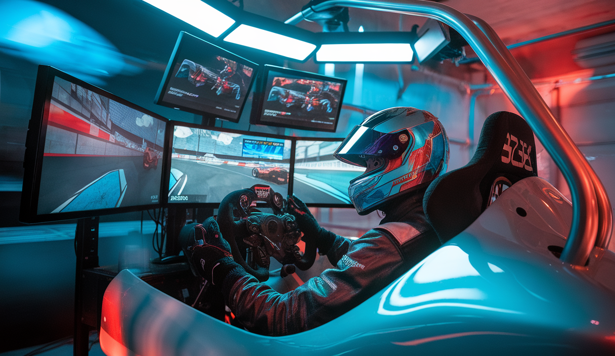 Image illustrant l'engagement client dans le SimRacing