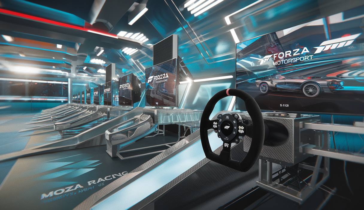 Collaboration entre MOZA Racing et Forza Motorsport en SimRacing.