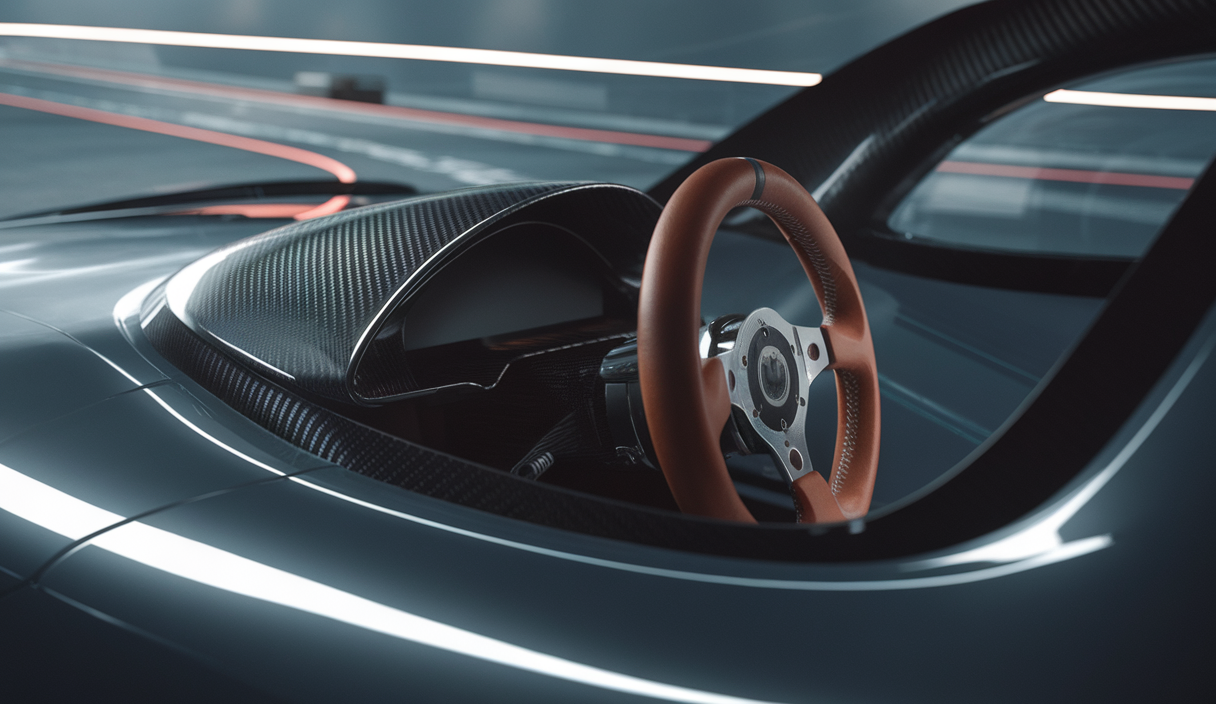 Image captivante montrant l'importance de la qualité des produits dans le SimRacing