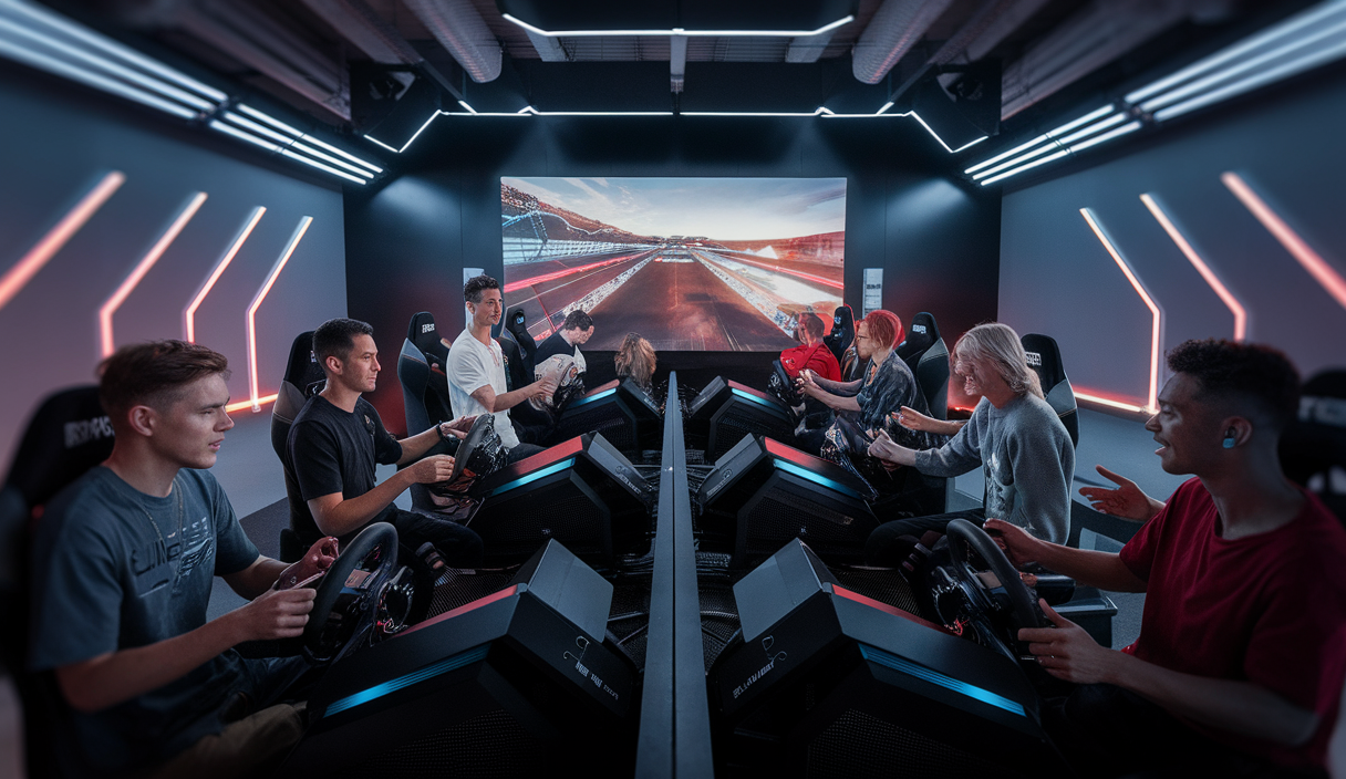 Une communauté passionnée de SimRacing interagissant et partageant des expériences.
