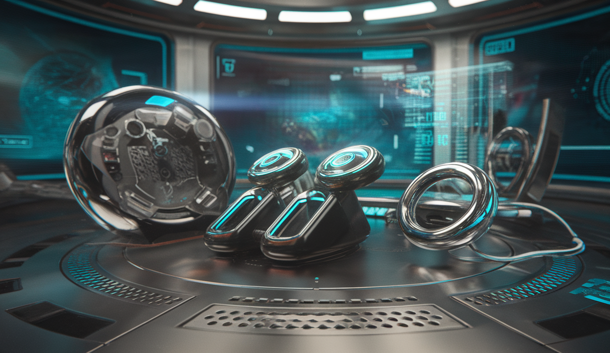 Le Sol-R 1 Flightstick et accessoires pour simulation spatiale