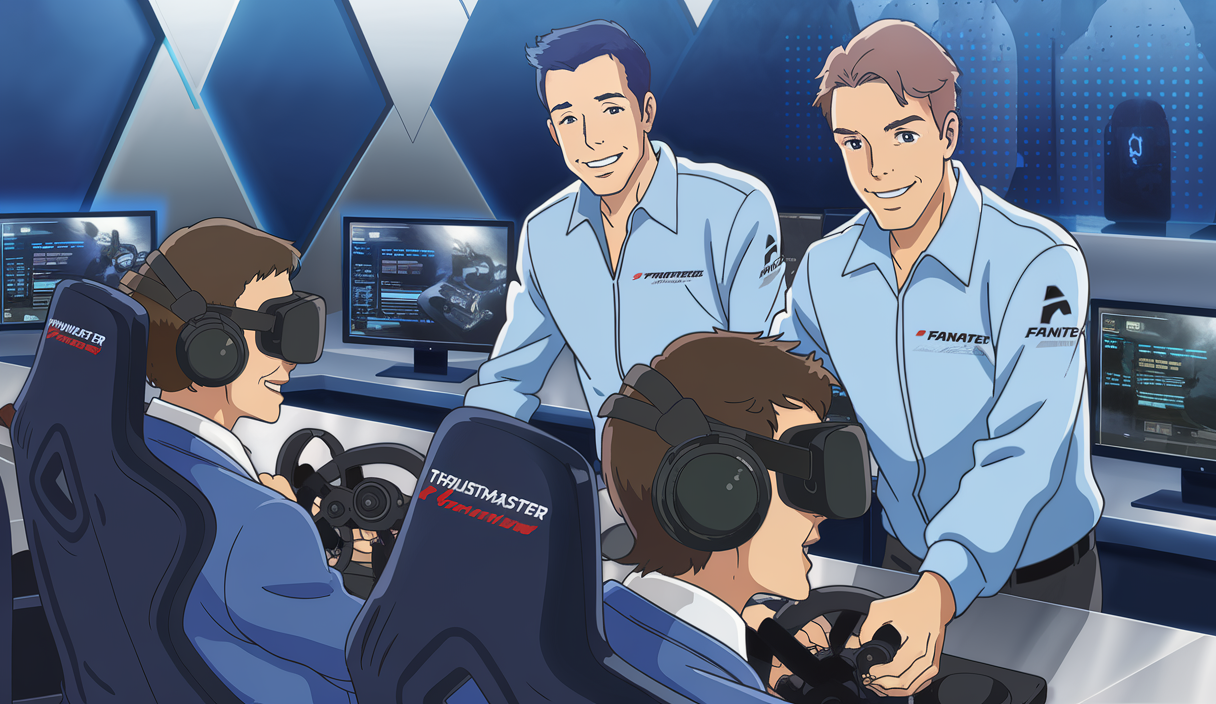 Illustration sur le service client et le support technique dans le SimRacing