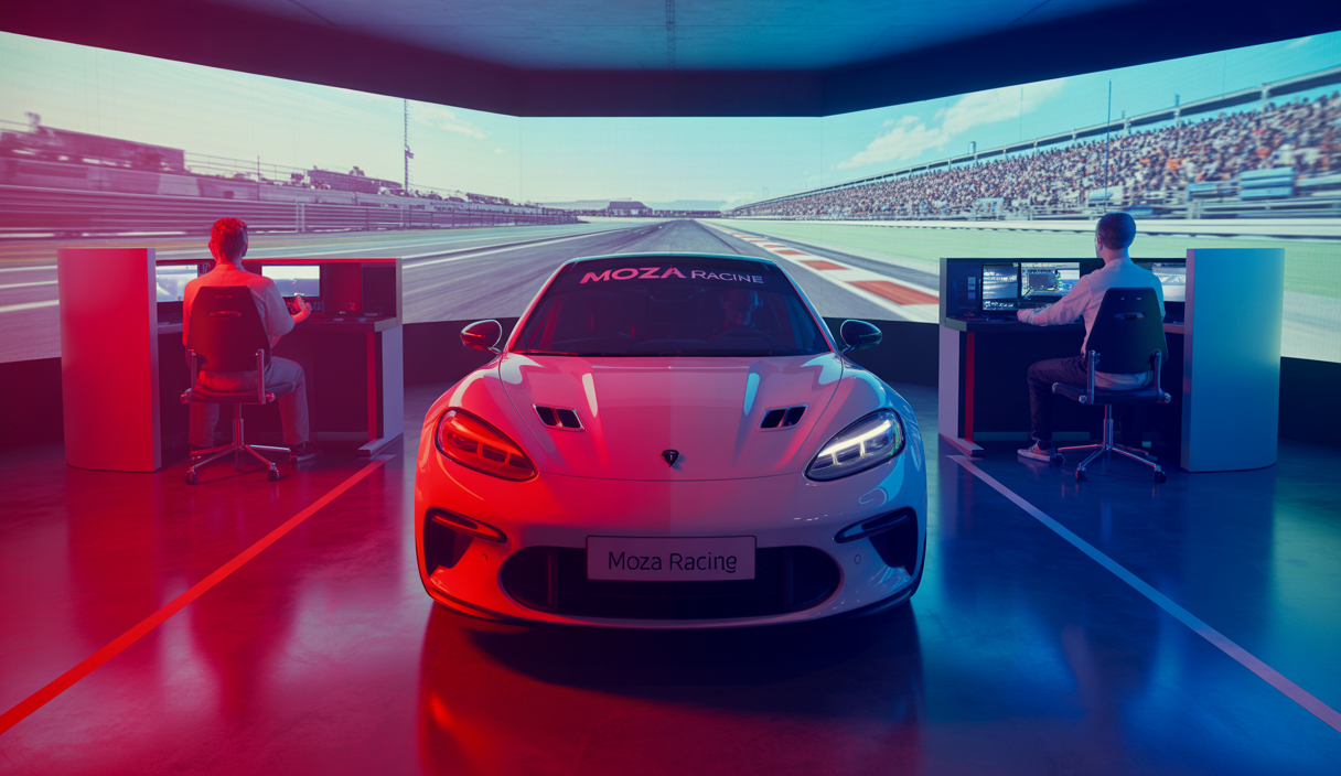 Image captivante de la nouvelle série simracing Club Formula avec MOZA Racing.