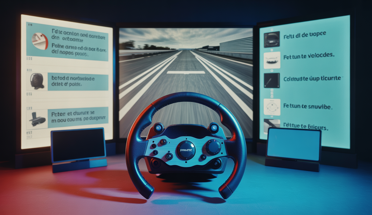 Illustration dynamique de gestion des retards et promotions dans le sim racing