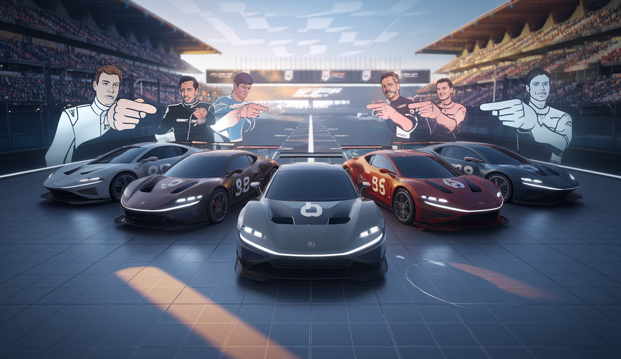Une exploration visuelle de l'impact de l'identité de marque sur la communauté SimRacing.