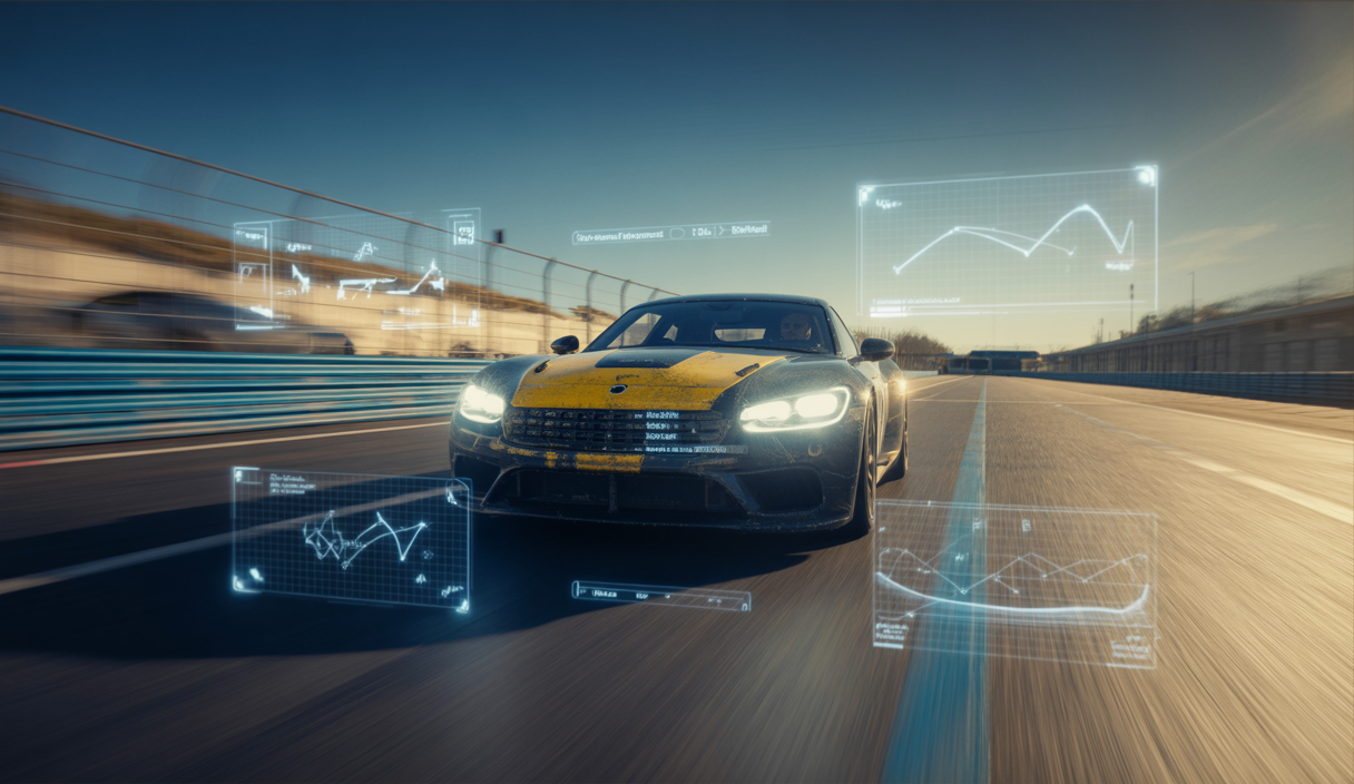 Image illustrant l'innovation dans le sport automobile virtuel par Asetek SimSports