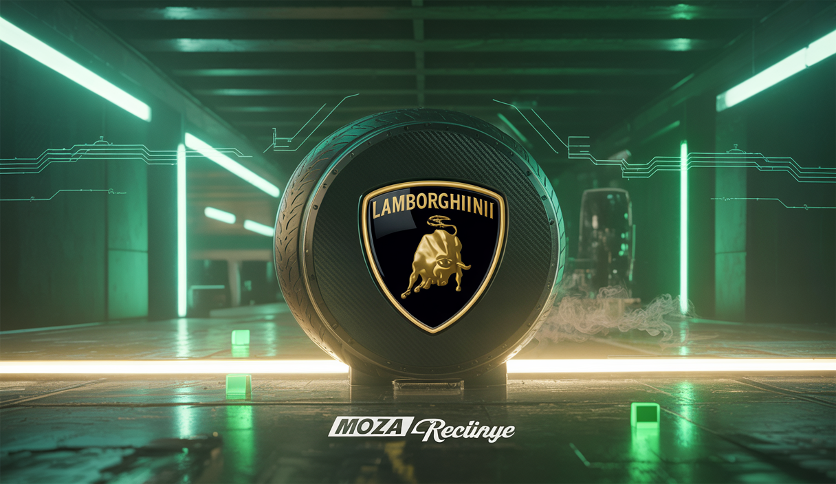 Simulation wheel co-branded by MOZA Racing and Lamborghini unveiled at DreamHack Dallas 2025