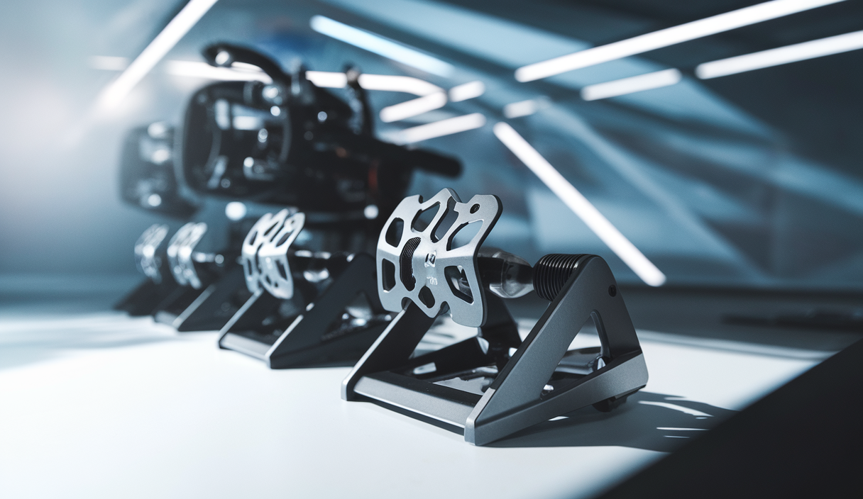 Illustration détaillée des Raceline Pedals III de Thrustmaster pour sim racing