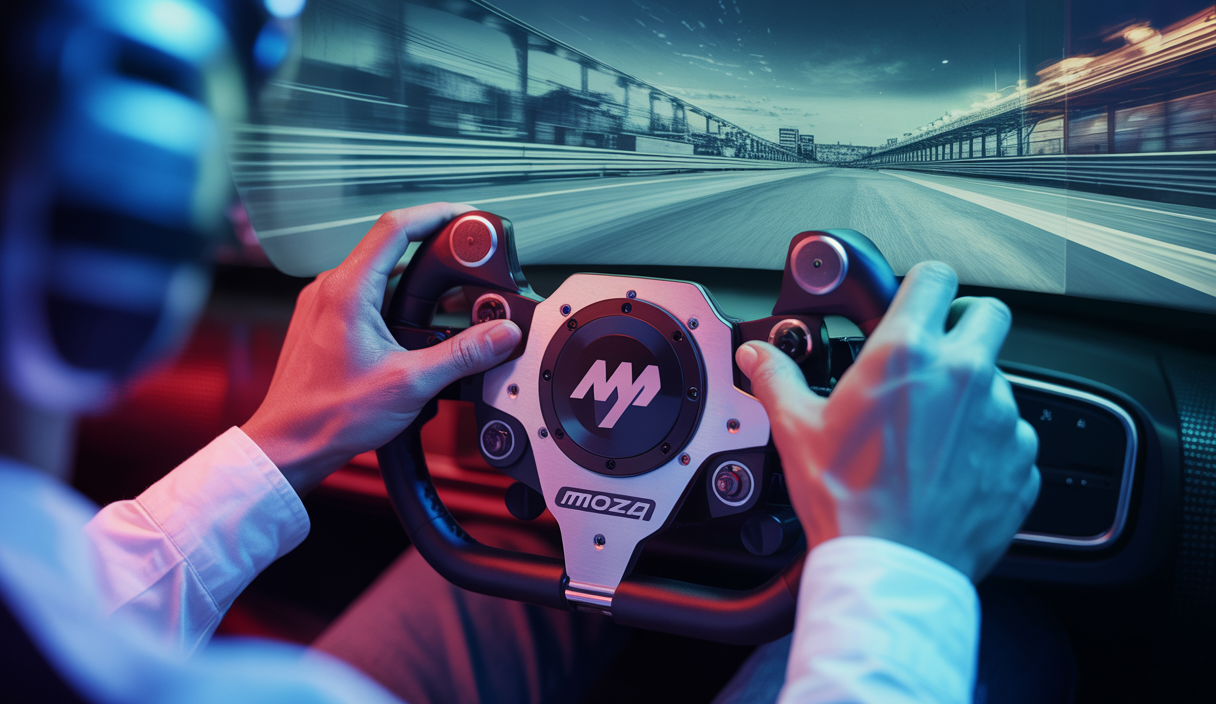 Technologie de force feedback à 360Hz de MOZA Racing pour simracing