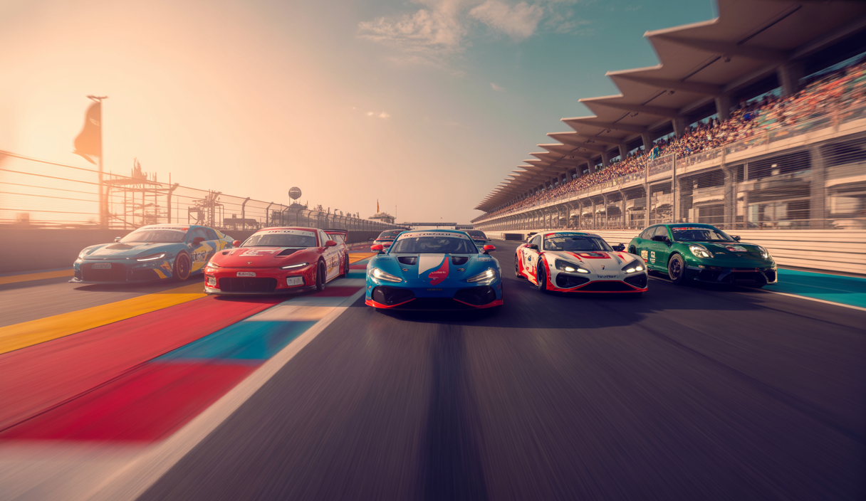 Illustration d'une mise à jour immersive du jeu Le Mans Ultimate.