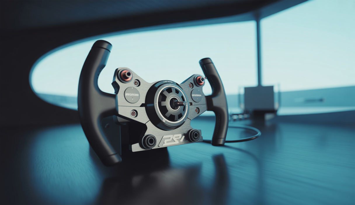 Volant de simulation MOZA Racing avec retour de force 360Hz en course virtuelle immersive